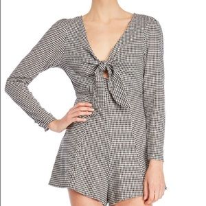 NWT Dress Forum Gingham Romper